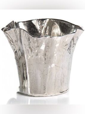 ZODAX Artisan Cast Aluminum Ice Bucket~ Planter~ Sculpture
